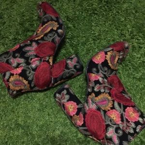 MIA embroidered booties